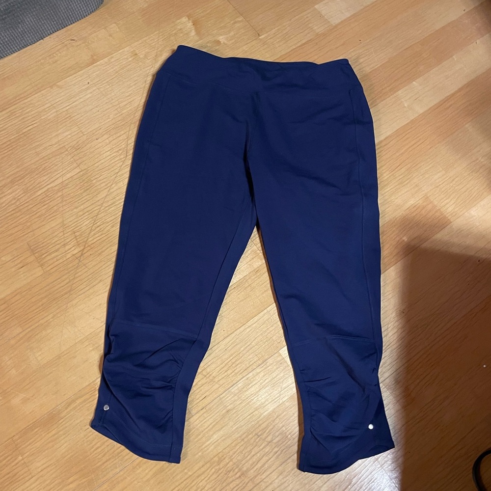 Neon Buddha Navy Cropped Pants